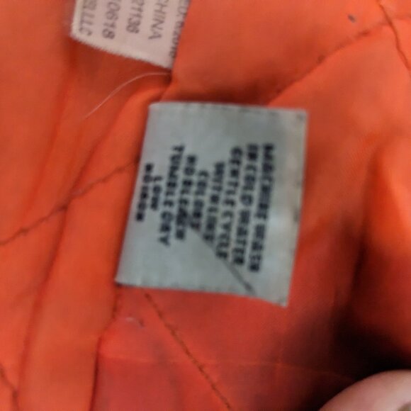 Miss London Women /Men  Green Bummer Flight Jacket Size Medium - Picture 4 of 12